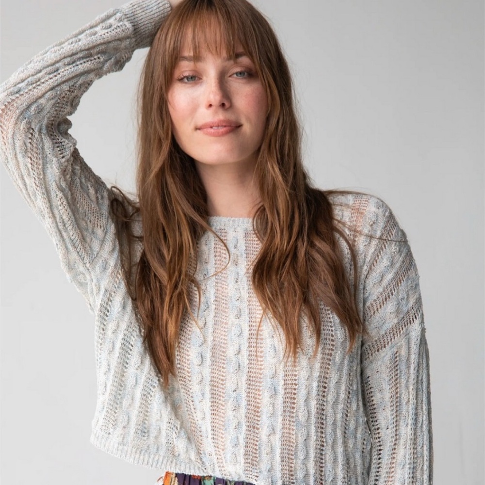 Natural life Favorite Layering Sweater - Light Blue - XS